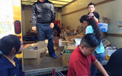 PHOTO: Champion Forest Baptist Church Delivers Large Canned Food Donation